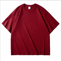 Camiseta Oversize de Algodón 100% Suave con Logo Personalizado Estampado, Venta al por Mayor, Color Liso, para Verano