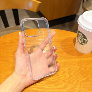 เคสใสสำหรับ iPhone XS Max, 11, 12, 13, 14, 15 Pro แบบนิ่ม TPU  จำนวนมากราคาส่ง, เคสกันกระแทกสำหรับ iPhone 17 Pro  บาง 2.0 มม. โปร่งใส - Product Image 2