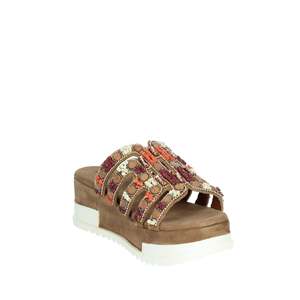 Pantuflas de Casa Cinzia Soft Donna Ciabatta Color Taupe con Plataforma - Product Image 4