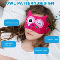 Casque de sommeil Hibou violet, mignon, pour enfants, adolescents, jeunes, garçons, filles, avec pilote dynamique sans fil 5.2, faible latence, voyage, 300 mAh
