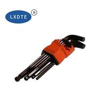 Kit de clés hexagonales manuelles universelles en forme de L S2 LXD, 9 pièces