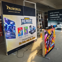 Système de panneaux modulaires TIANLANG 3*3M pour stand d'exposition avec éclairage LED et tissu SEG pour stand de salon professionnel