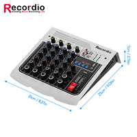 GAX-NJ6 nouveau contrôleur de conception de Table de Studio Audio, mixage du son pour les performances sur scène
