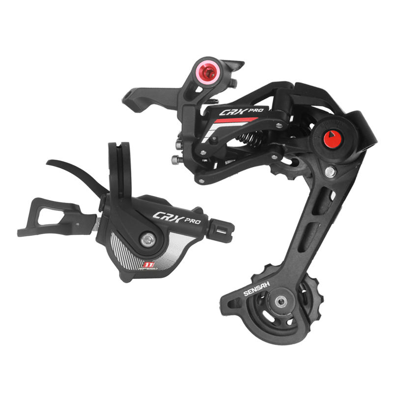 SENSAH CRX PRO 1X11 Kit de desviadores de velocidad Groupset Palanca de  cambio de bicicleta de montaña 11 Desviador trasero de velocidad para  piezas