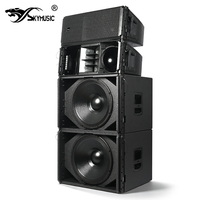 HDL38A Système de sonorisation PA Line Array avec subwoofer LF haute puissance de 18 pouces, enceinte active professionnelle pour basses, pour la musique live, les tournées et la location