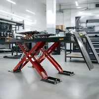 Vente directe : Élévateur à ciseaux robuste à double levage, Élévateur à ciseaux pour alignement de roues, Élévateur automobile, Élévateur de stationnement pour voitures