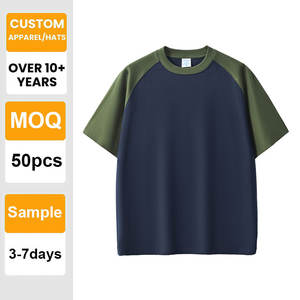 T-shirt vierge de haute qualité avec logo personnalisé, t-shirt uni lourd à épaules tombantes, 100% coton, impression en gros, broderie pour hommes - Product Image 1