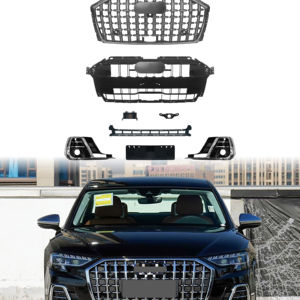 Kit carrosserie de haute qualité de style Horch pour <span class=keywords><strong>Audi</strong></span> A8 2019-<span class=keywords><strong>2023</strong></span>, mise à niveau du pare-chocs avant et des lèvres arrière, garde-boue, capot, calandre, kit carrosserie - Product Image 1