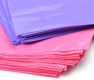 Sacs de courses promotionnels en plastique grand format multicolores avec soufflets latéraux et poignée en anse imprimée en héliogravure, recyclables - Product Image 2
