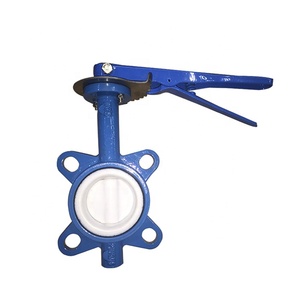 Vanne papillon à joint torique en acier moulé ASTM A216 WCB avec revêtement PTFE, type Wafer, GGG40, livraison gratuite, directement de l'usine - Product Image 2