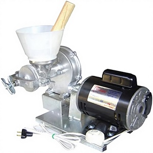 Molino Eléctrico para Granos, Cereales, Café, Trigo, Maíz Húmedo y Seco, Triturador de Metal Plateado - Product Image 1