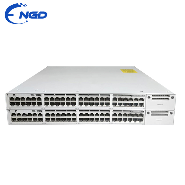 Used Original 48 Port UPOE 10G Gigabit Stackable Layer 3 High Performance Enterprise Managed Ethernet Switch C9300-48U-A