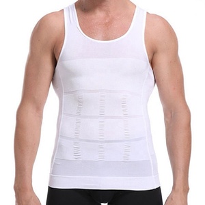 Tốt Nhất Bán Người Đàn Ông Của Cơ Thể Giảm Béo Shaper Vest Nén Áo Sơ Mi Tummy Kiểm Soát Undershirts - Product Image 1
