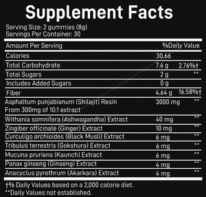 ACORN Wholesale Himalayan 3000mg Shilajit Gummy Candy Energy Enhancement Shilajit Gold Gummies Supplément - Product Image 6