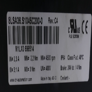 全新原装伺服电机 4500 RPM Rev. :C4 8LSA36.S1045C200-0 工业自动化产品 - 最佳性价比 - Product Image 4