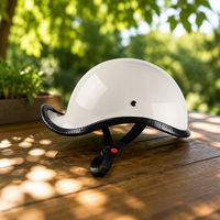 Casque de moto de haute qualité, design personnalisé DOT, casque ouvert classique rétro, logo personnalisé, style tendance