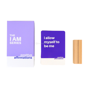 <span class=keywords><strong>SESE</strong></span> imprimant des cartes d'affirmation de douche positive spirituelle personnalisées des deux côtés avec support en bois - Product Image 2