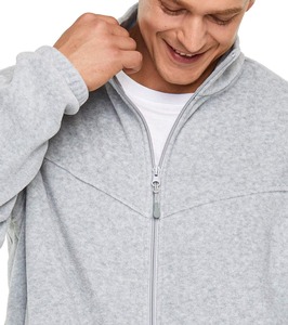 2024 hommes hiver Sherpa polaire matelassé veste col montant confortable chaleur améliorée respirabilité écologique imperméable polaire nouveau - Product Image 4