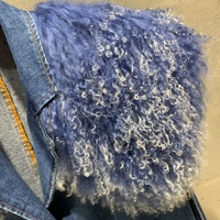 Manteau en jean coupe-vent automne-hiver, manteaux en denim bleu vintage, veste en jean pour femmes avec fourrure