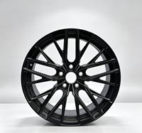 Produsen Cina XL, Velg Mobil PCD5*112 114.3 ET35 40,  Alloy Tempa, Warna Hitam Doff Multi Spoke, untuk Mobil Eropa