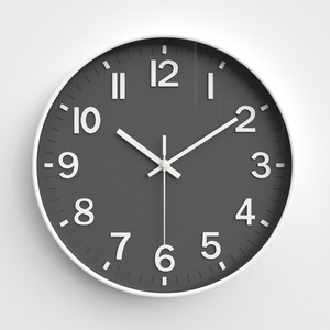 12-inch hiện đại 3D dập nổi thạch anh Đồng hồ treo tường im lặng kim hiển thị tùy chỉnh nhựa phòng khách nhà sản xuất tùy chỉnh đồng hồ - Product Image 5