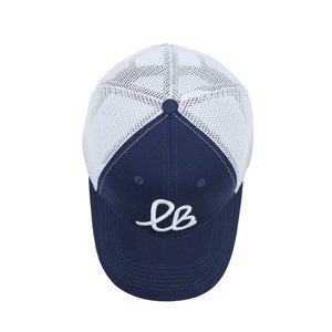 Gorra Trucker de Béisbol Azul Marino de 6 Paneles con Malla Verde, Logotipo Bordado en 3D, Deportiva, Formal, Unisex, Ajustable, para Deportes al Aire Libre y Ciclismo - Product Image 5
