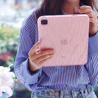 Casing Tablet Transparan Anti-Shock TPU Watermark untuk iPad Mini 4/5/6/7/8/9 Pro 11 & 12.9 (2020-2021)