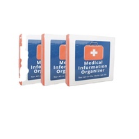 Clips de reliure à anneaux A3/A4/A5/A6 en PVC noir personnalisés à bas prix, avec service d'impression de logo, marque ODM