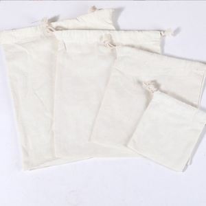 Sacs en toile à cordon double épaule avec logo imprimé, en tissu de coton anti-poussière pour le stockage du riz, idéaux pour les cadeaux publicitaires en gros - Product Image 4