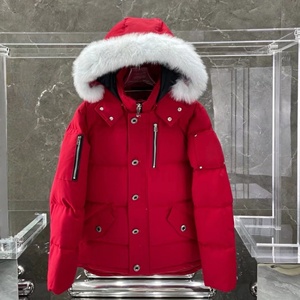 Veste d'hiver en duvet d'oie 90% haut de gamme, coupe-vent, col en fourrure de renard, pour homme, best-seller au Canada. - Product Image 4