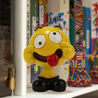 Style artificiel mignon personnalisé résine artisanat Bobblehead Wacky Fun Statue décoration de la maison ornements de bureau amis cadeaux Art moule