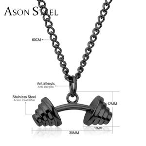 Collar de Cadena para Clavícula de Acero Inoxidable Color Dorado de Alta Calidad, con Colgante de Titanio para Amantes del Fitness, para Hombres Modernos - Product Image 4