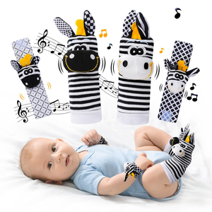 Juego de Sonajeros Musicales Suaves para Bebés con Diseño de Animales - Juguete Chirriante para Recién Nacidos hasta 4 Años de Edad, Regalo - Product Image 5