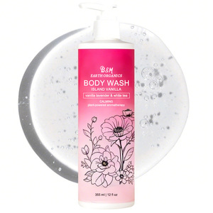 Gel douche nettoyant hydratant à la fleur de cerisier sauvage et à l'extrait de vitamine E, sans parabènes, sans phtahaltes - Product Image 5
