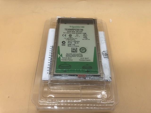 TSXMRPC001M ,SRAM 1MB CONF , PL7 256K 16 RAM MEMORY CARD