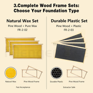 โครงรังผึ้งไม้แบบ Langstroth Super/Deep สำหรับฟาร์มผึ้ง ผลิตน้ำผึ้ง ขายส่ง สินค้าใหม่ - Product Image 4