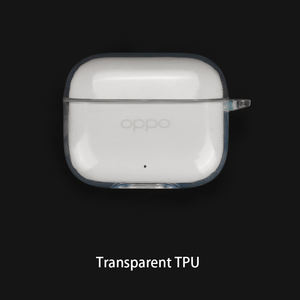 Funda de TPU de Silicona Transparente para Oppo Enco <span class=keywords><strong>Buds</strong></span> <span class=keywords><strong>3</strong></span> Pro, Compatible con <span class=keywords><strong>Airpods</strong></span> Pro, Funda para Auriculares Inalámbricos - Product Image 4