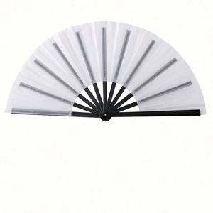 พัดพลาสติกพับได้ขนาดใหญ่แบบกำหนดเอง ปี 2025 เป็นมิตรกับสิ่งแวดล้อม พร้อมโลโก้เพ้นท์ลายส่วนตัว ต้อนรับตรุษจีน พร้อมมาสคอตแห่งความรัก - Product Image 4