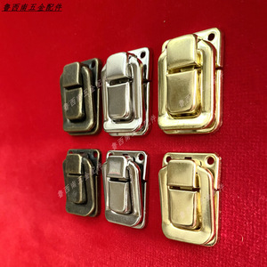 Serrure de meuble en acier au carbone sans clé, dorée, rétro, argentée, blanche, rustique, pour boîte en bois, quincaillerie durable - Product Image 1