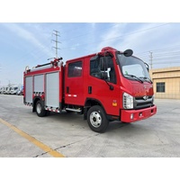 Nouveau camion de pompiers Foton 4x2 6 places avec benne en mousse de 2,5 m |   Camion de pompiers diesel avec pompe et lance, boîte manuelle 5 vitesses, Euro 6