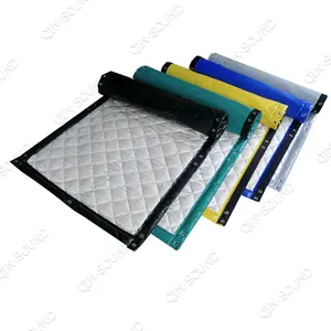 Temporary fence panel Sound insulation blanket Curtain Blocking Fence Barrier Install for Work Enclosures