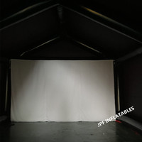 Écran de cinéma gonflable pour jardin en vente, tente de cinéma gonflable avec écran blanc à louer