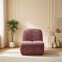 Canapé compressé moderne meubles éponge velours tissu personnalisé compression sous vide chaise longue
