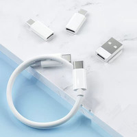 Kit de Cables Multifuncional Portátil Mini de 60 Vatios, Caja de Almacenamiento, Carga Rápida de 60 W, 6 en 1, Juego de Cables de Datos USB Tipo C