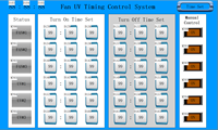 Panel de Control Ambiental HMI PLC de 7 Pulgadas para Invernadero, Control de Temperatura, Humedad, UV y CO2, Controlador para Cultivo de Hongos