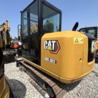 Mini-excavatrice hydraulique sur chenilles CAT 305.5E2 d'origine américaine, 5,5 tonnes, faible nombre d'heures, prête à être expédiée