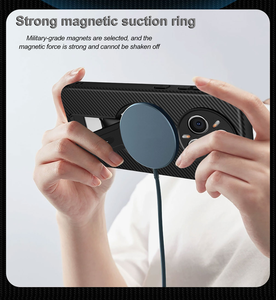 Funda Protectora para Teléfono con Soporte Magnético de Carga Inalámbrica a Prueba de Golpes para OPPO Realme14Pro 5G Pro+ Plus, Cubierta Trasera Realme C71 15T - Product Image 2