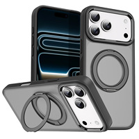Cadre de protection d'appareil photo en métal pour iPhone 18 Pro Max, support magnétique, coque arrière en TPU pour iPhone 18 Pro