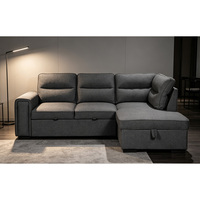 Canapé convertible King Size en gros, design européen, 3 places, meubles modernes avec rangement, confortable, pour salon, ensemble de canapés