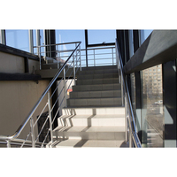 Rampes d'escalier en acier inoxydable au design moderne pour maison, balustrade à barre de clôture intérieure